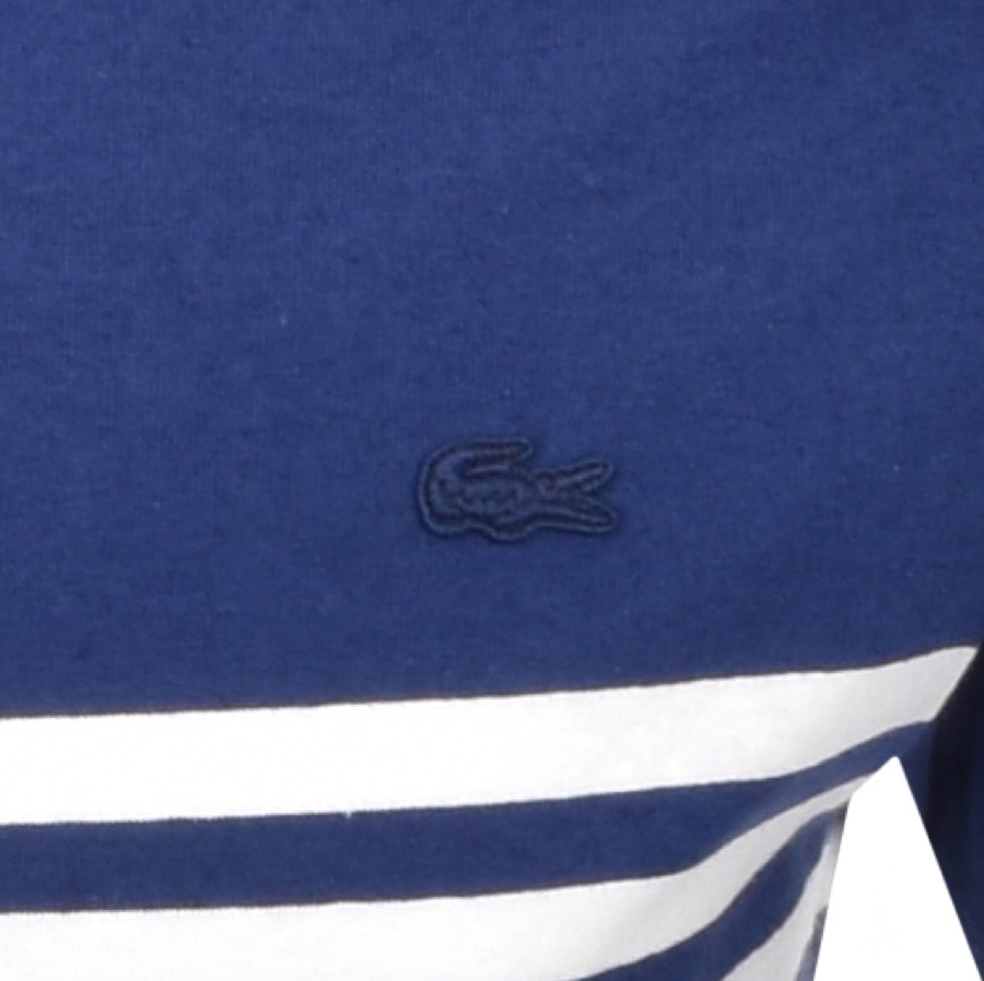 Alternative Image for ProductLacoste Crew Neck Logo T Shirt Navy3